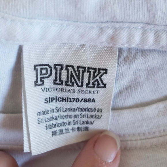 Pink Victoria Secret long sleeve top - Picture 3 of 4